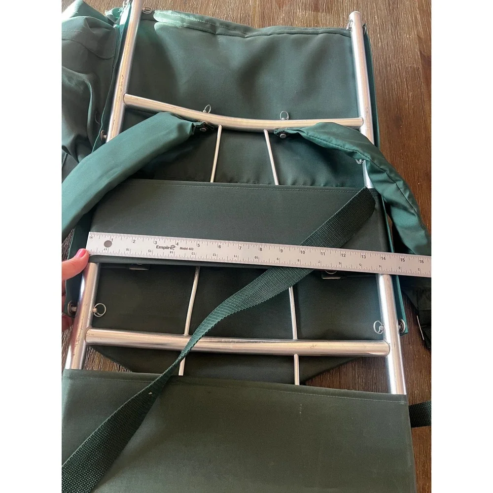 Famous Trails Olympia 611 External Frame Backpack Vintage Green Hiking Pack